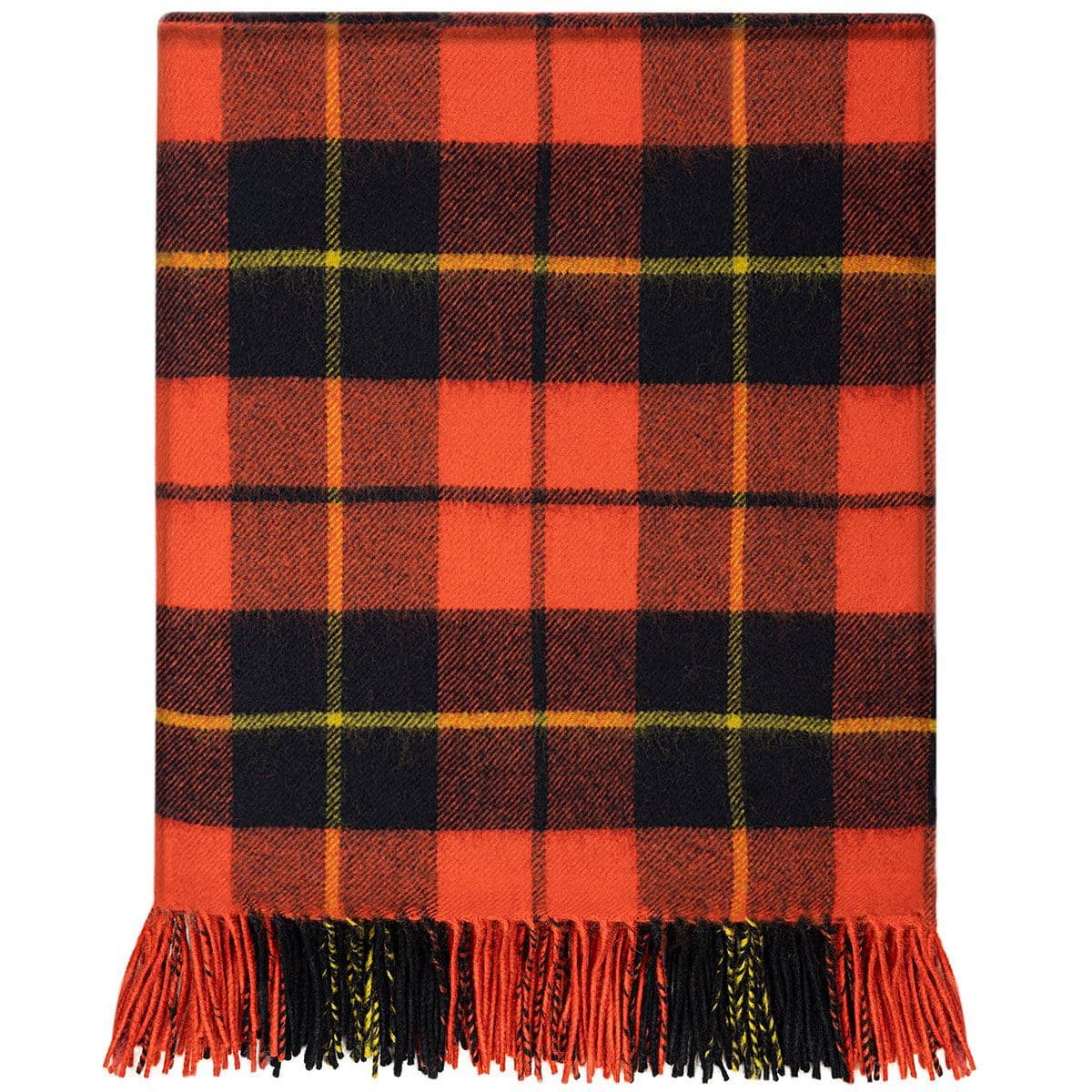 Pure Lambswool Wallace Ancient Tartan Rug/Blanket - Made in Scotland