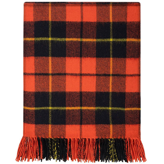 Pure Lambswool Wallace Ancient Tartan Rug/Blanket - Made in Scotland