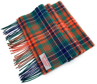 Pure Lambswool Wilson Ancient Tartan Scarf By Ingles Buchan of Scotland