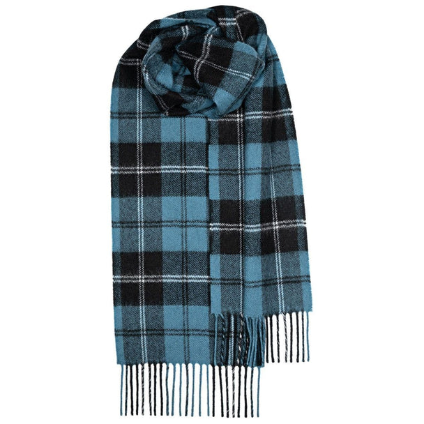 Ramsay Blue Ancient Tartan Pure Lambswool Unisex Scarf - Made in Scotland