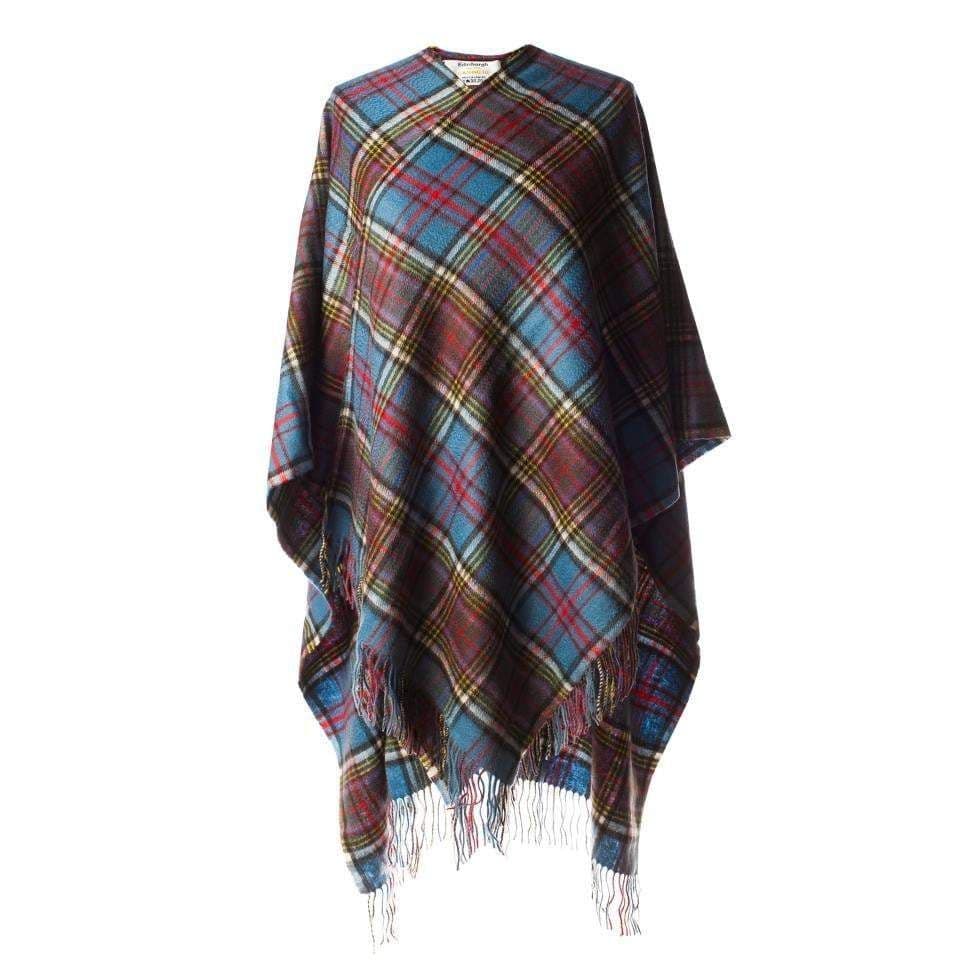 Unisex Blend Wool Anderson Tartan Scottish Cape - Made in Scotland
