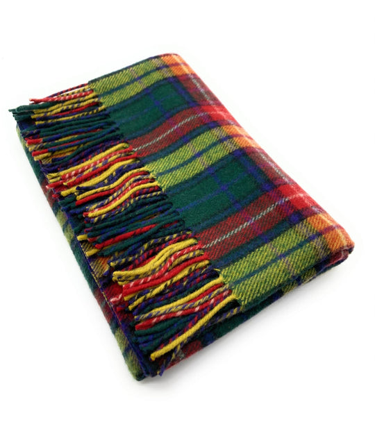Wool Blend Buchanan Modern Tartan Knee Travel Rug Blanket