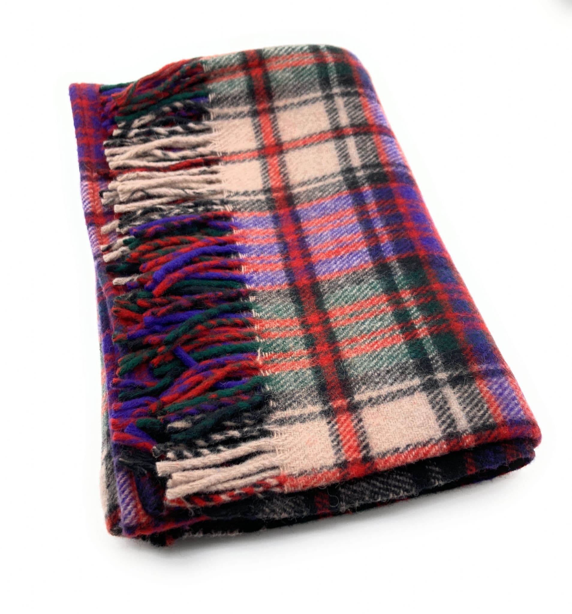 Wool Blend MacDonald Dress  Tartan Knee Travel Rug Blanket
