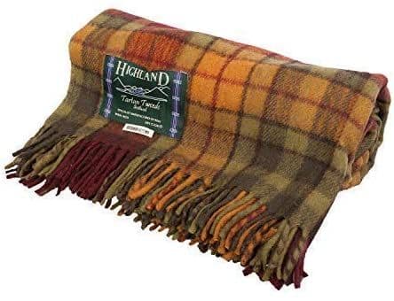 Wool Rich Buchanan Autumn Tartan Travel Blanket
