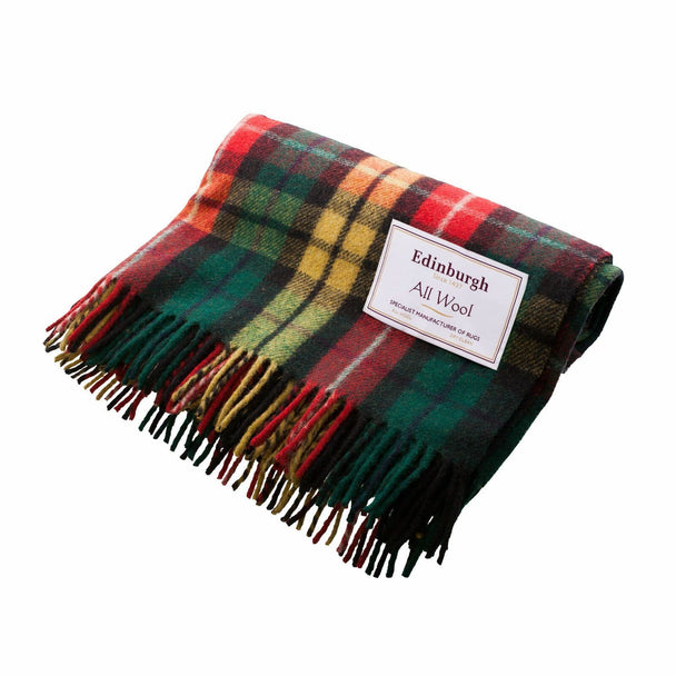 Wool Rich Buchanan Modern Tartan Travel Blanket