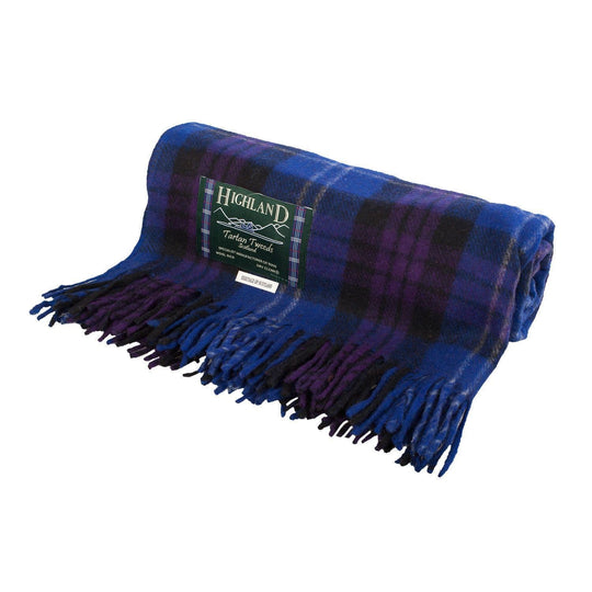 Wool Rich Heritage Of Scotland Tartan Travel Blanket