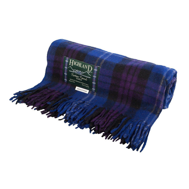 Wool Rich Heritage Of Scotland Tartan Travel Blanket