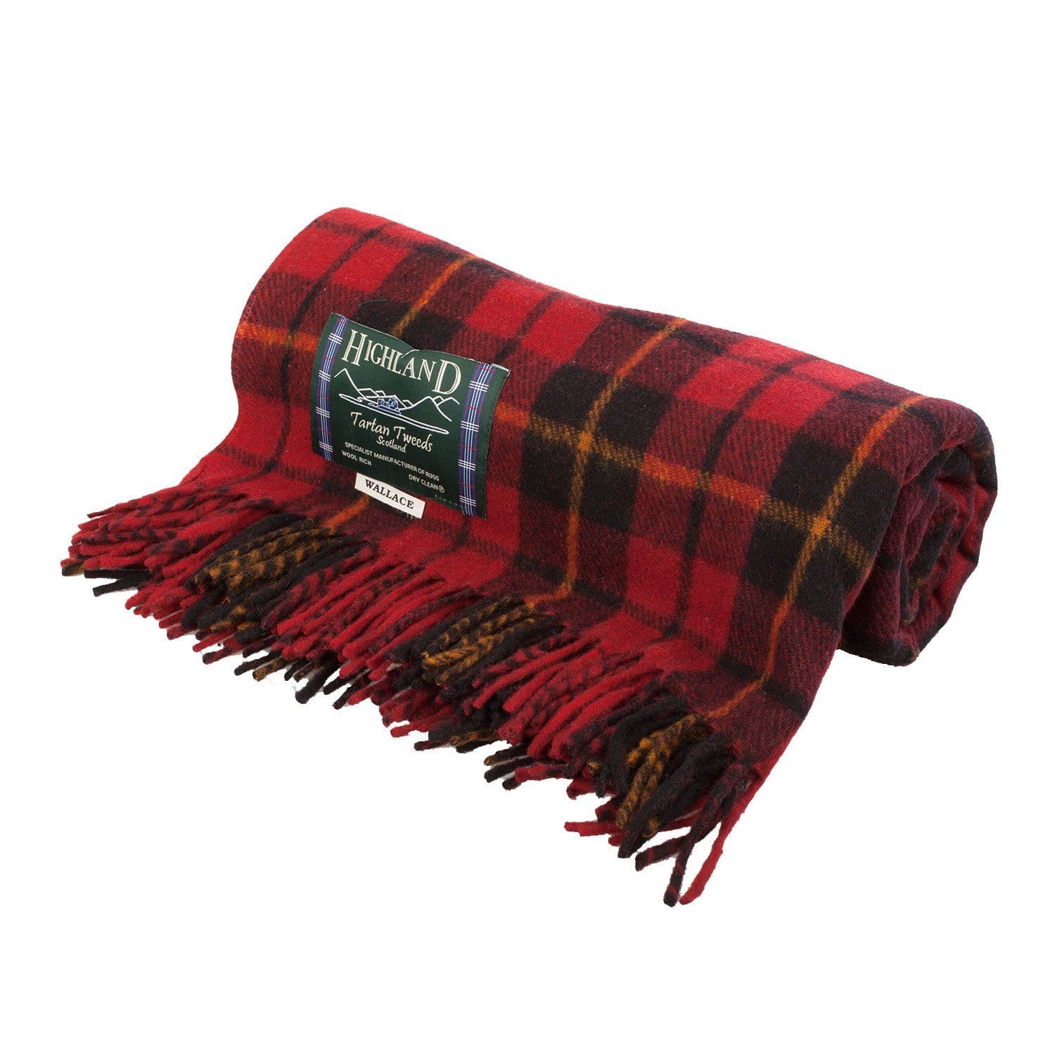 Wool Rich Wallace Tartan Travel Blanket